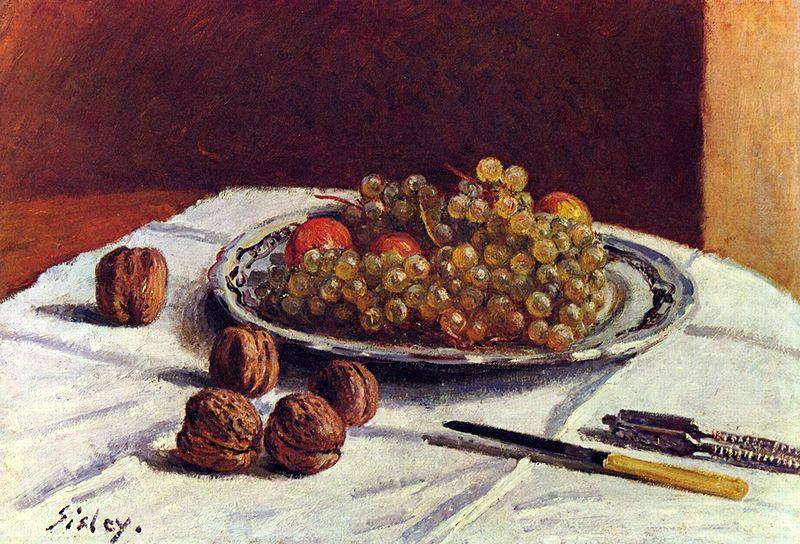 Alfred Sisley Trauben und Nusse china oil painting image
